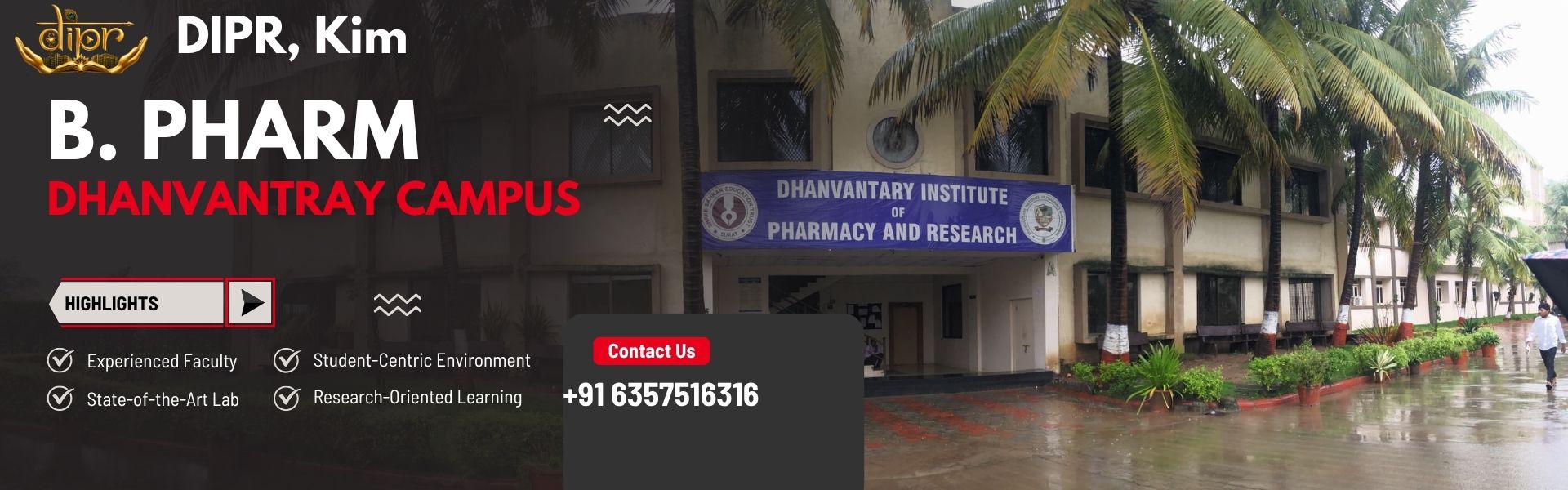 Dhanvantary Institute of Pharmacy and Research campus